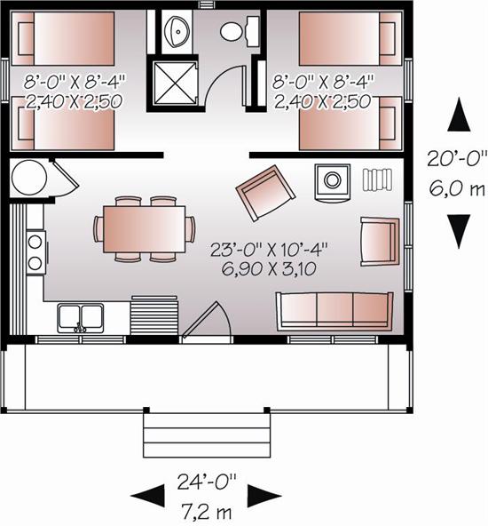 Cullerton Beach House Floor Plan
